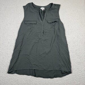 Ava & Viv Women's Sleeveless Tunic Tank Top Gray Size 4X NWT